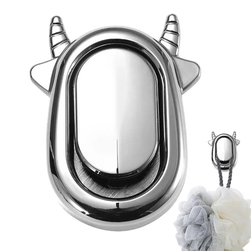 

Самоклеящиеся настенные крючки, многофункциональные сверхпрочные самоклеящиеся крючки из цинкового сплава, простота установки, креативный для мусорного пакета