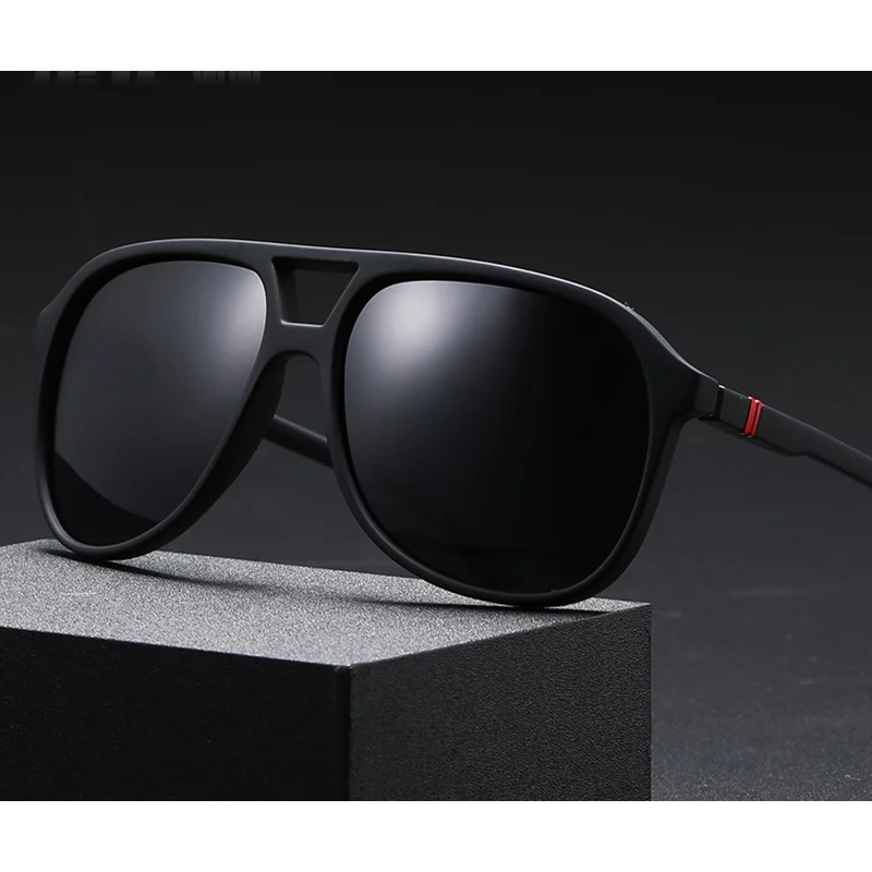 

Fashion Classic Luxury Brand Retro Designer Large Framed Casual Men's and Women's Sunglasses Uv400 Driving Polarized Sun Glasses