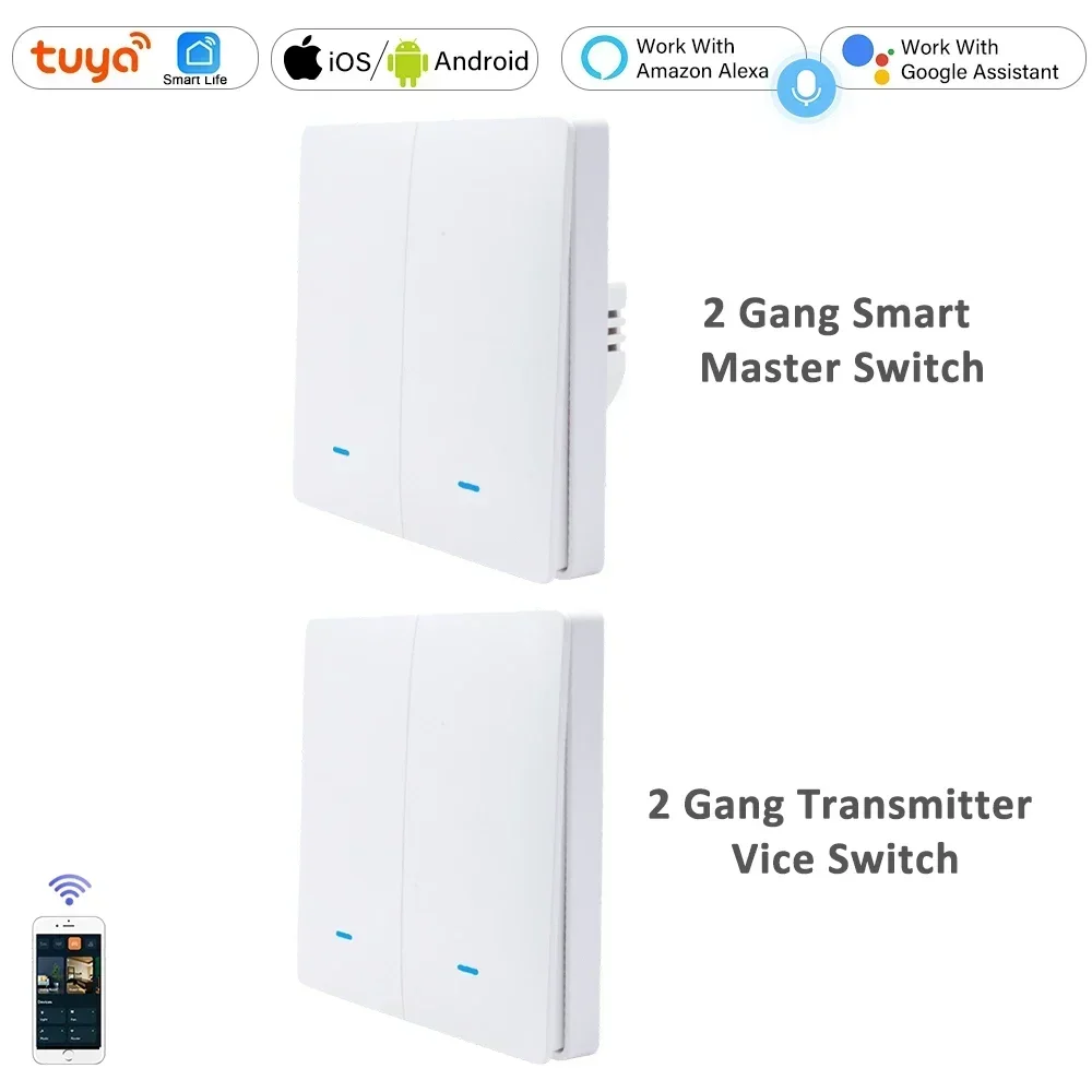 YIDI WiFi беспроводной пульт дистанционного управления настенный выключатель света 220В