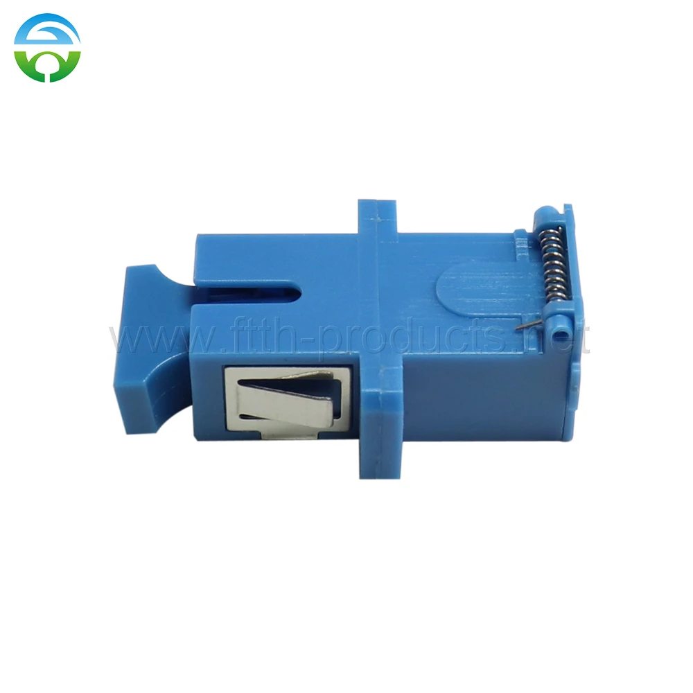 Оптоволоконный адаптер с фланцем SC PC SM simplex 200шт.