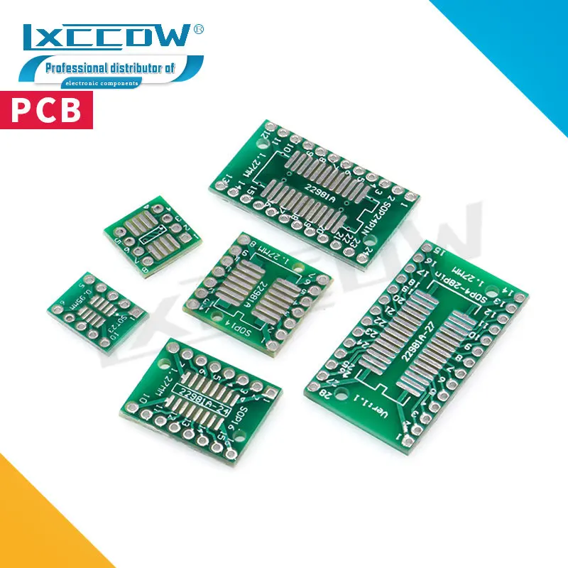 10 шт. печатная плата SMD поворот на DIP SOP MSOP SSOP TSSOP SOT23 SOP8 SOP14 SOP16 SOP-8 10 SOP-14 SOP-16 SOP-20 24 SOP-28 SMT для DIP