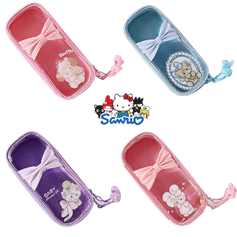 

Mikko Mousse Cammy Souffle Transparent Anime Pencil Case Pen Pouch Pen Bag Stationery Organizer School Supplies Gift for Student