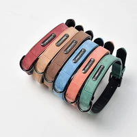 new leather dog collar for small medium large dogs pet puppy collar for chihuahua french bulldog dog accessaries