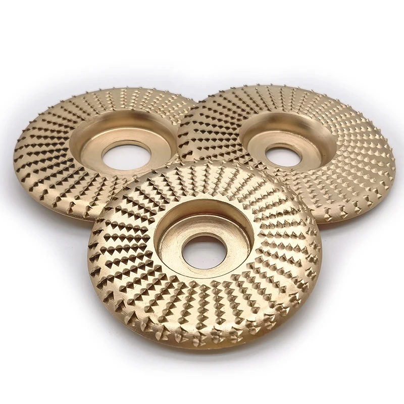 1~2PC 16/22mm Bore Plat-Arc Wood Grinding Polishing Wheel Rotary Disc Sanding Carving Tool Abrasive Disc Tools for Angle Grinder