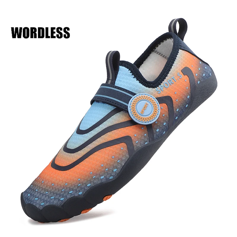 

Man Women Water Wading Shoes Summer New Unisex Swimming Diving Socks Beach Sandal Fitness Treadmill Shoes Non-Slip Male Sneaker