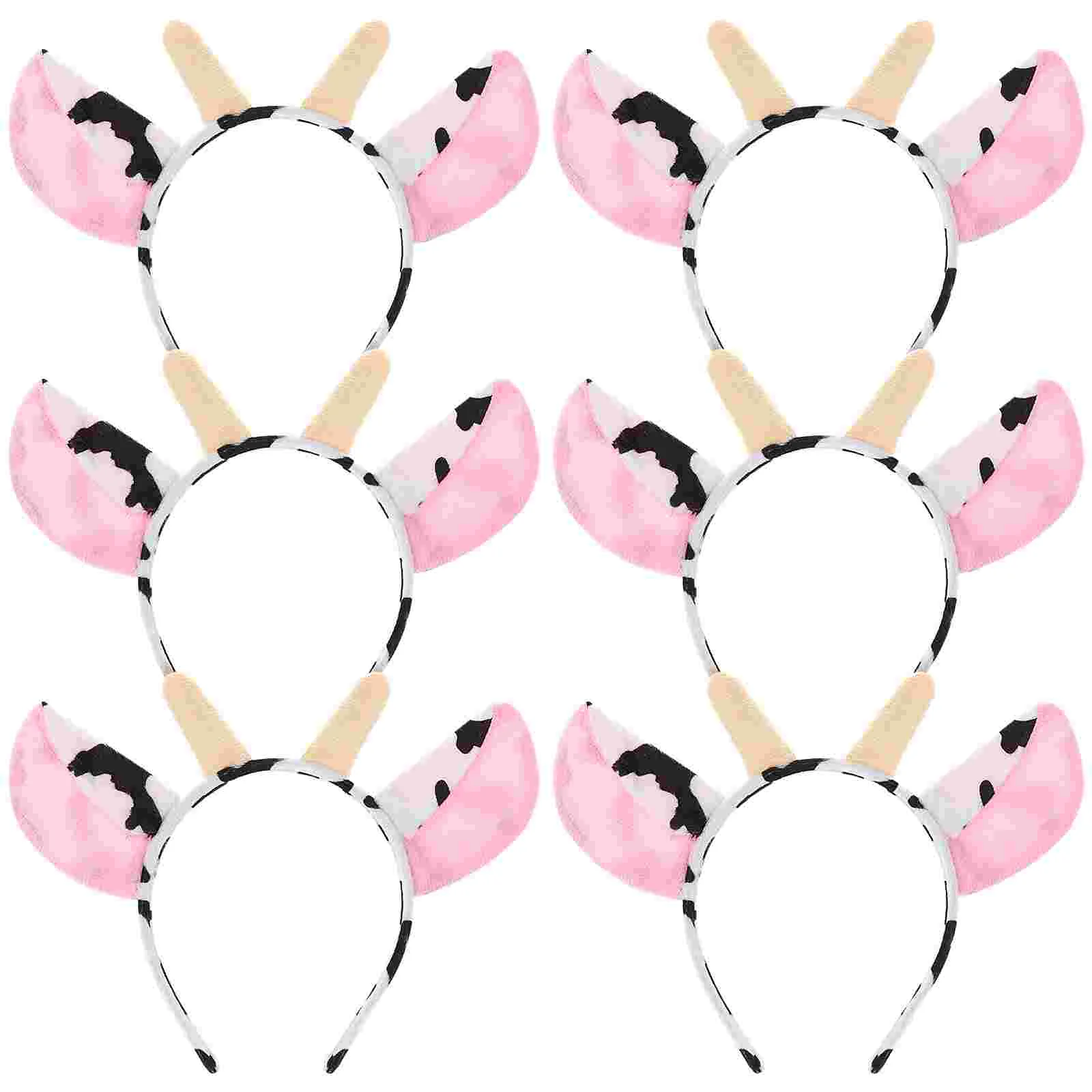 

6 Pcs Animal Headband Ears Headbands Hairwear Kids Girls Lovely Party Decor Hoops Ties Headdress