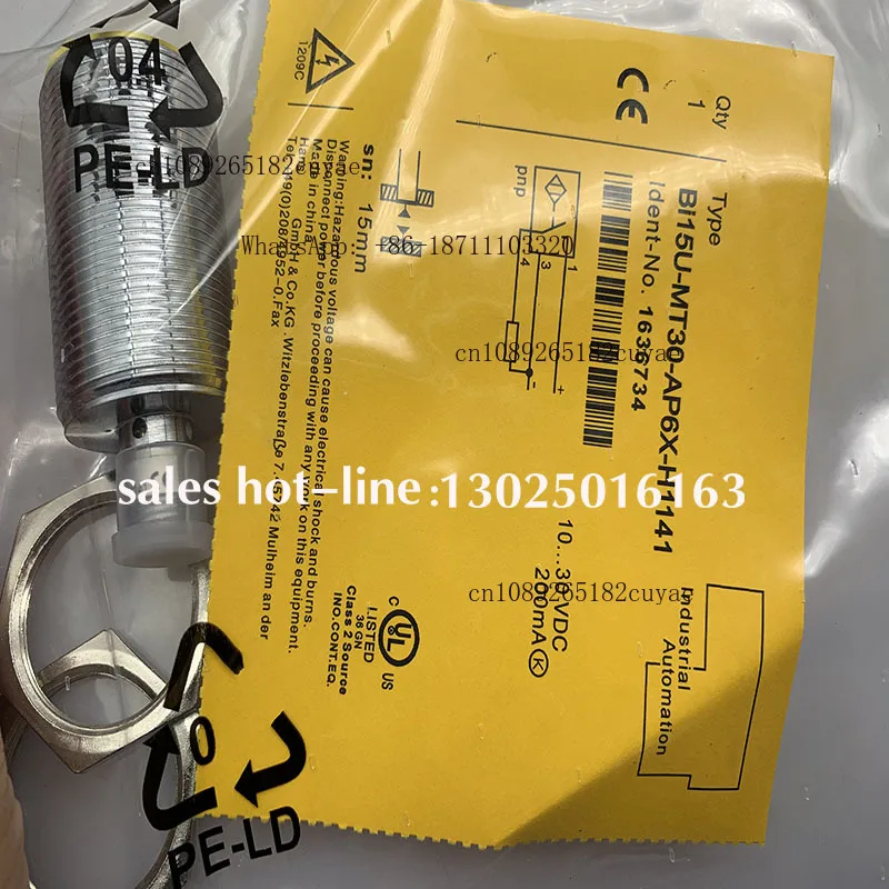 Фото В наличии: абсолютно новый индуктивный датчик NI30U-M30-VP44X-H1141 NI30U-MT30-AN6X/AP6X-H1141 №2