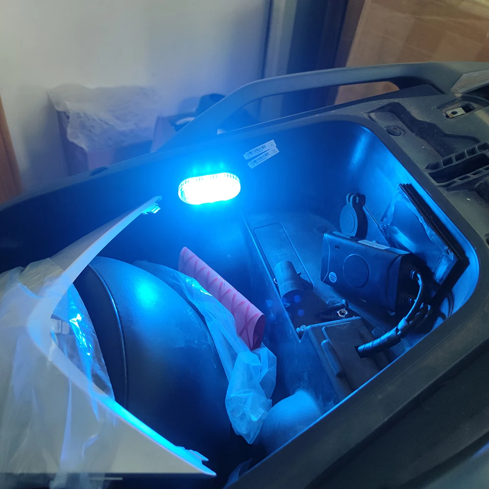 Аксессуары для YAMAHA NMAX NVX 125 155 2023 ночник заднего багажника бокс хранения сиденья