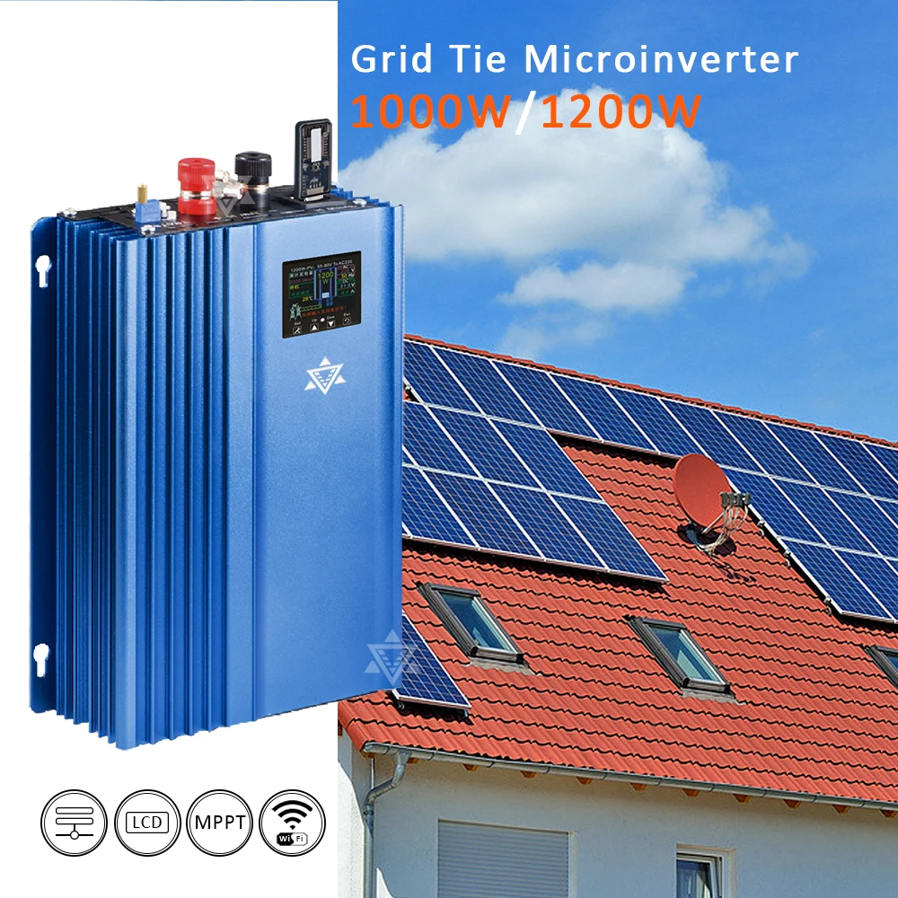 

Солнечный инвертор 1200 Вт с ограничением тока