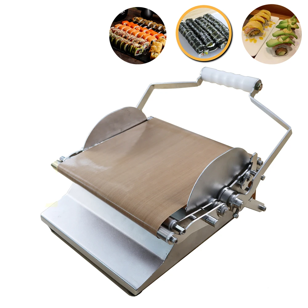 

Японская машина для суши из нержавеющей стали, коммерческая ручная машина для производства суши-роллов для ресторана