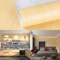 totio yellow wood self adhesive wallpaper peel and stick waterproof decoration sticker vinyl wall paper for wall room bedroom