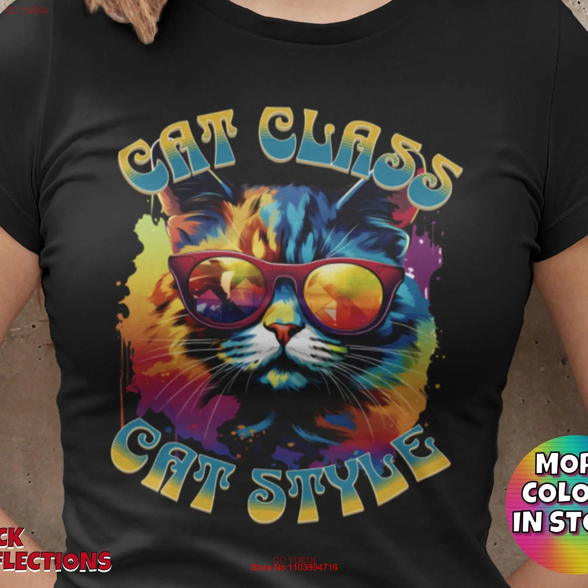 Фото Футболка Rock Music Rocker Classic And Roll Lover Cool N Stray Cat Strut Got Class с длинным или коротким рукавом №1