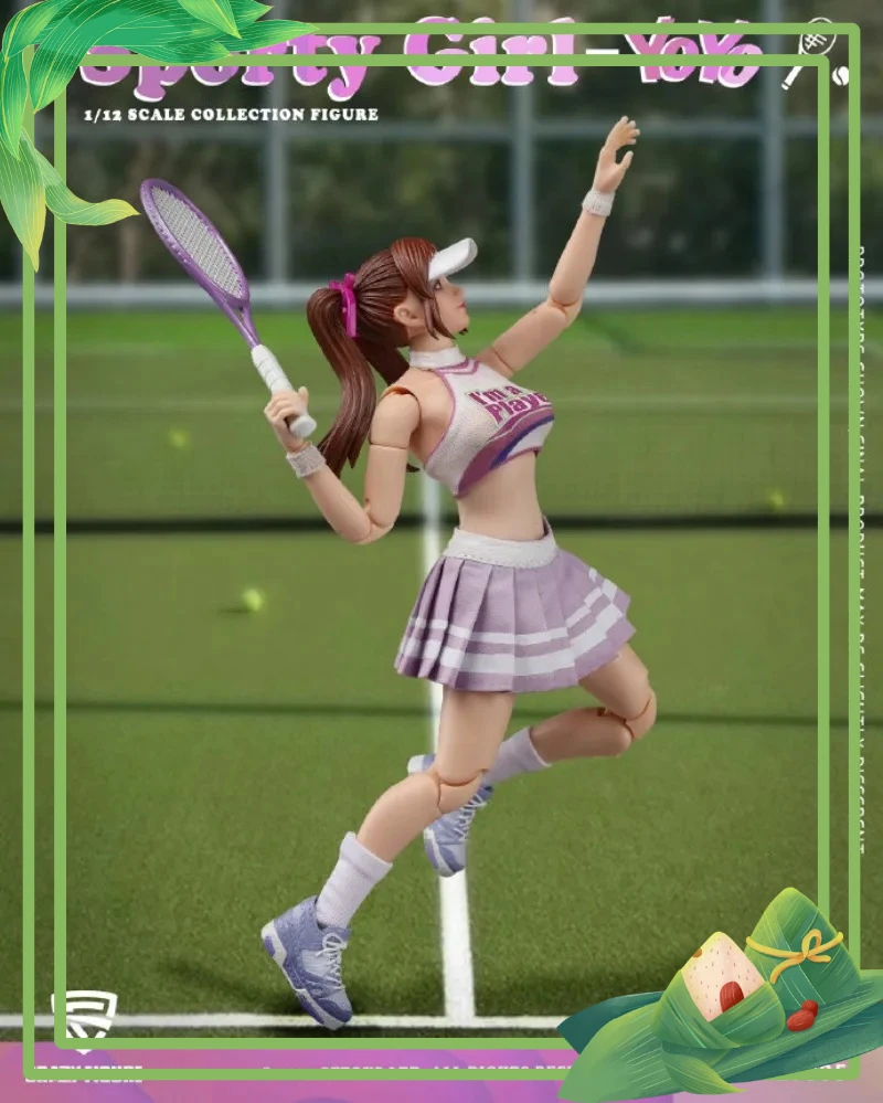 Фото Оригинальная подвижная кукла CFTOYS 1/12 Sports Girl Yoyo в наличии, быстрая доставка за 24 часа, аниме-фигурка, модель, игрушка №1