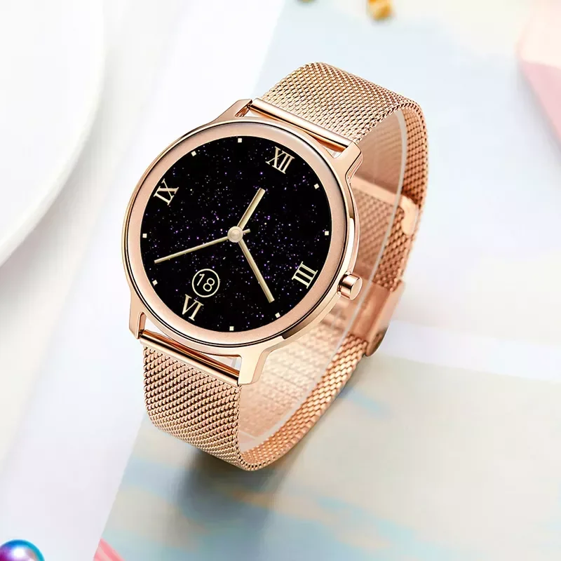 

Smart Watch Women Physiological Heart Rate Monitoring Information Reminder For Android IOS Waterproof Ladies Smartwatch