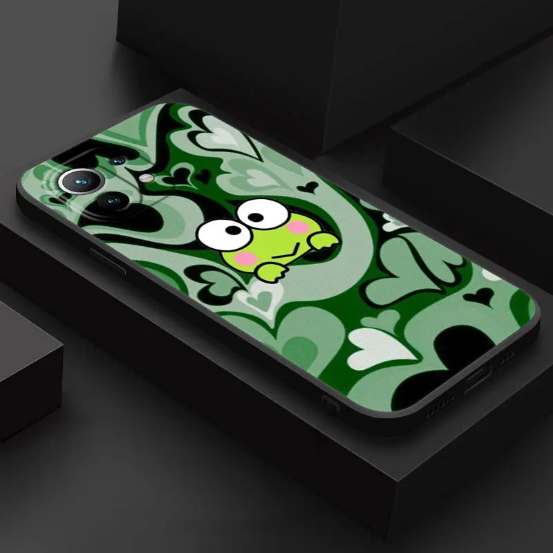 Фото Чехол с рисунком зеленой лягушки K-Keroppis для Poco X6 X7 X8 M6 M7 M8 F6 F7 Pro Max, для Xiaomi 17T PRO 12T 13T 14T 15T 15 F8 Ultra Cover №4