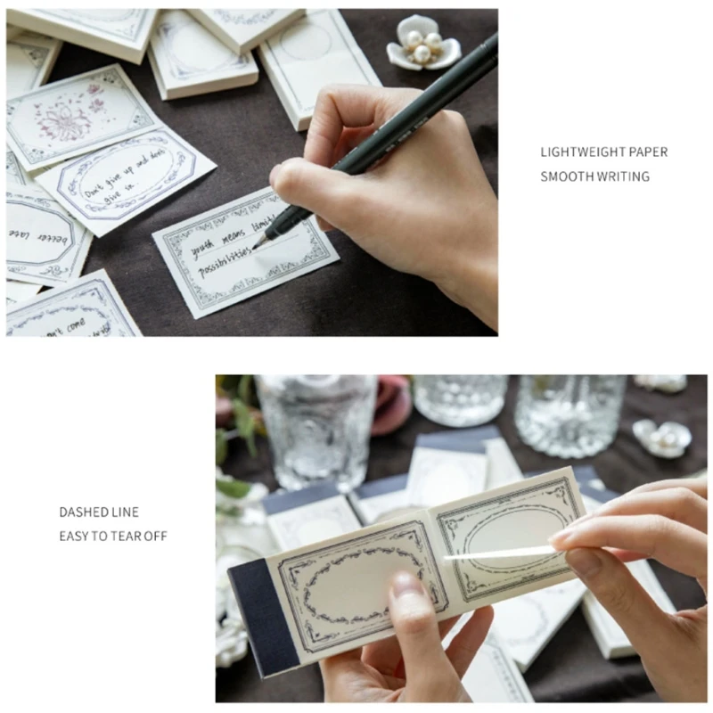 

Канцелярские товары H05A, декоративные записные книжки, ручная учетная запись, декоративное ремесло, 50 шт.