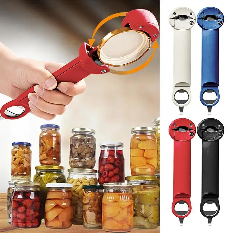 

2.5-9.5cm Adjustable Lid Stainless Steel Retractable Bottle Opener Multifunctional Can Opener Wine Beer Opener Kitchen Gadget