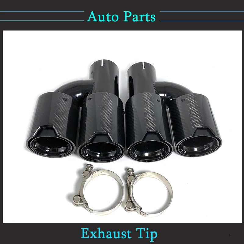 

2 шт., наконечники для глушителя из углеродного волокна