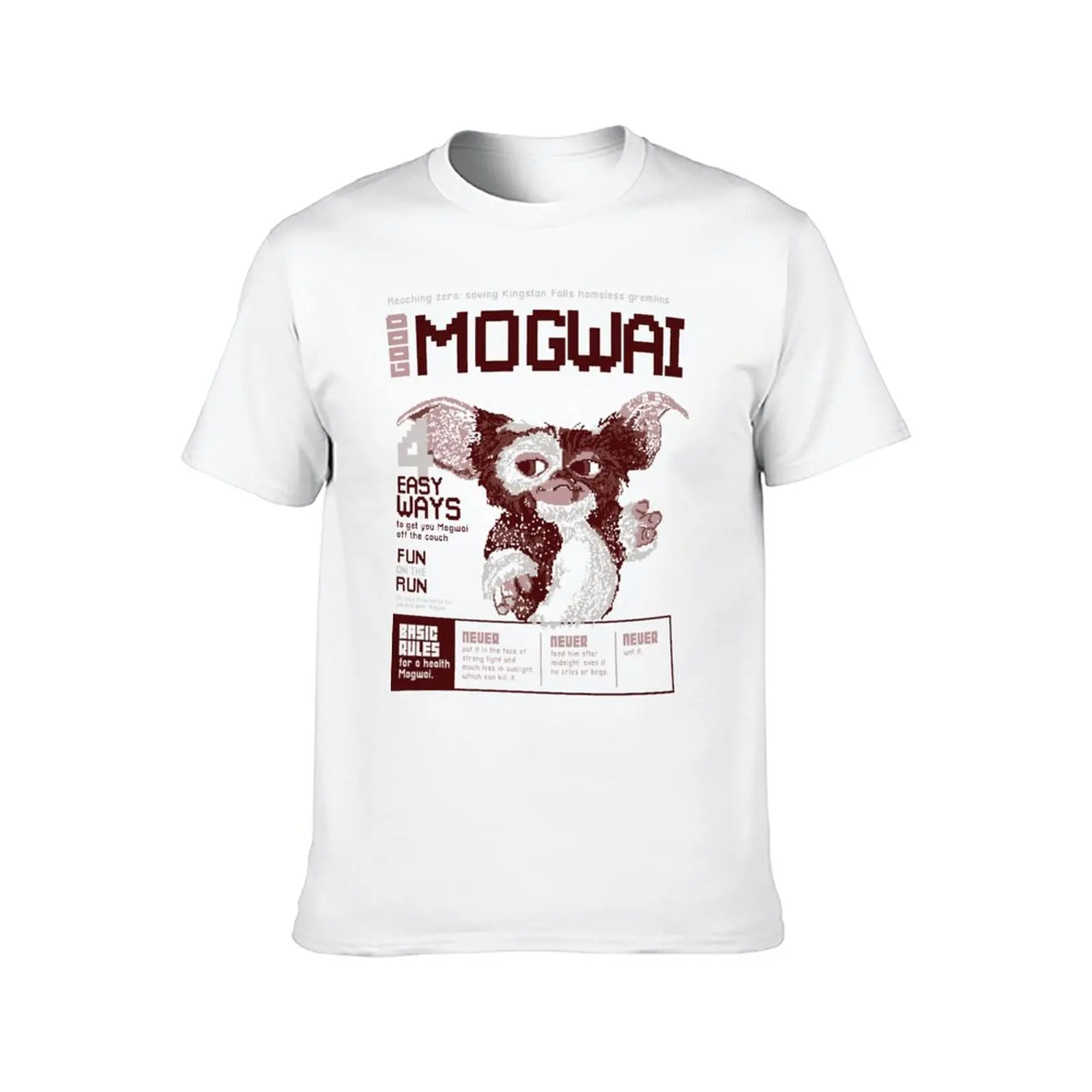 

Men Women's T-Shirts Gremlins Gizmo Your Pet Mogwai Essential T Shirts Fictional Character Cotton Printed Shirt Short-Sleeve
