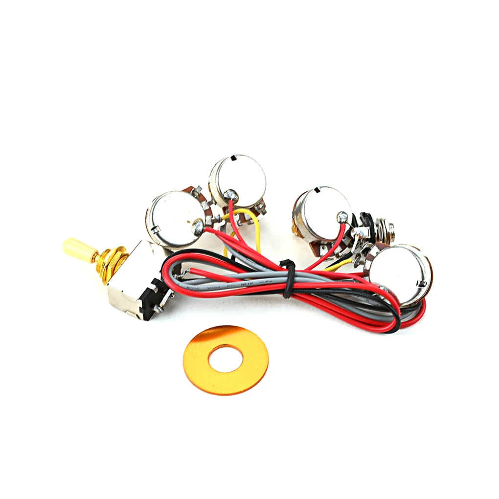 

Switch Electric Guitar Wiring Harness Kit Tone Toggle Replaced Parts Repairing Tools Fitting Musical Replacement