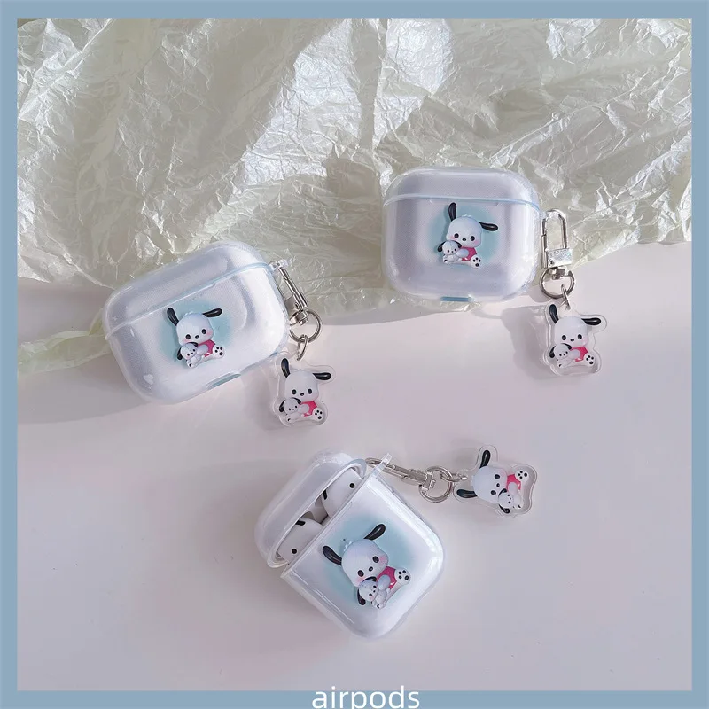 

Simple Cartoon Cute Puppy AirPods 3 Case Apple AirPods 2 Case Cover AirPods Pro Case IPhone Earphone Accessories Air Pod Case