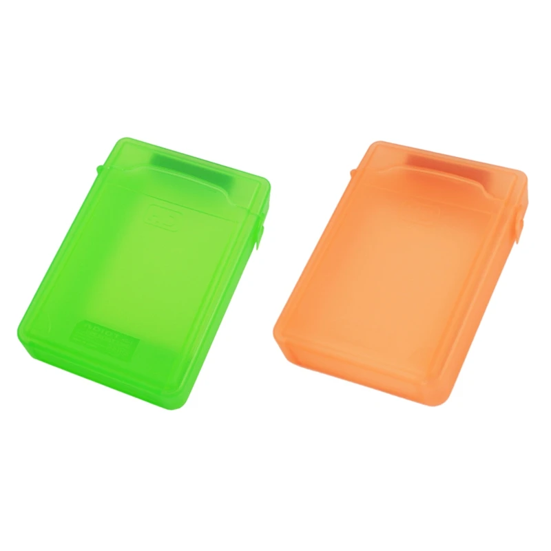 

Контейнер для хранения IDE / SATA HDD, 3,5 дюйма, 2 шт., оранжевый и зеленый