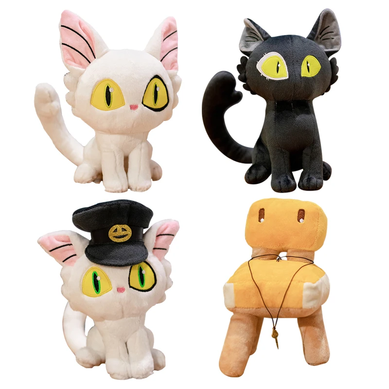 

28cm Suzume No Tojimari Plush Toy Daijin Cat and Sadaijin Black Cat すずめ Movie Character Kids Birthday Gifts