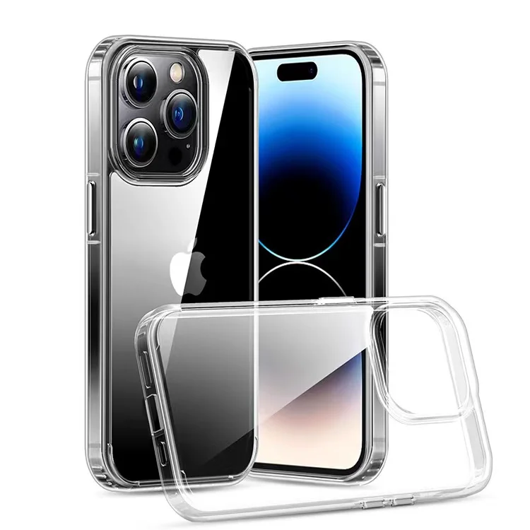 Чехол для IPhone 11, чехол Pro Max 12 Mini XS XR, прозрачный силиконовый чехол из ТПУ, чехол для телефона IPhone 13 Pro Max 14 Plus, задние чехлы