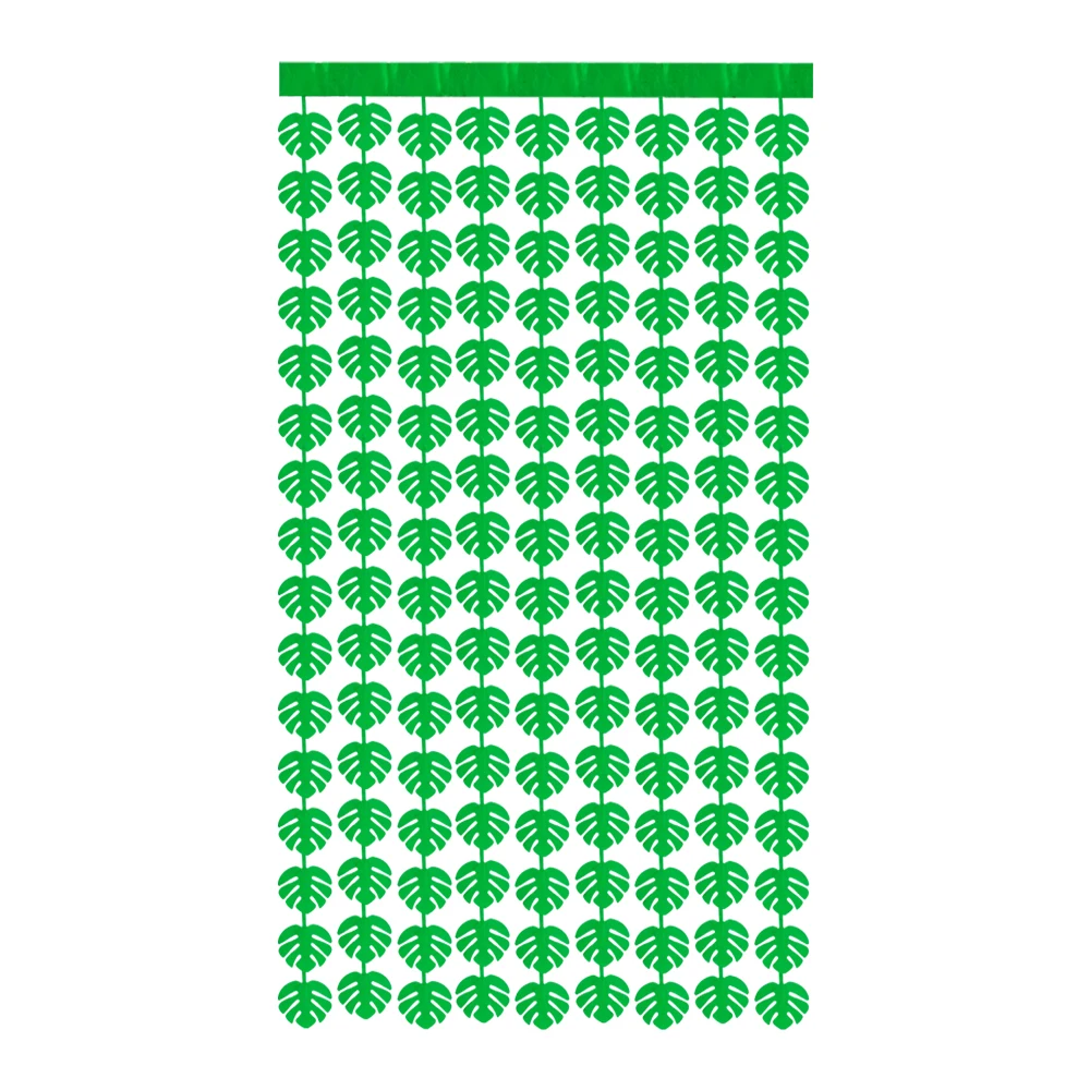 Занавеска на дверь с зелеными пальмовыми листьями штора от дождя в виде черепахи