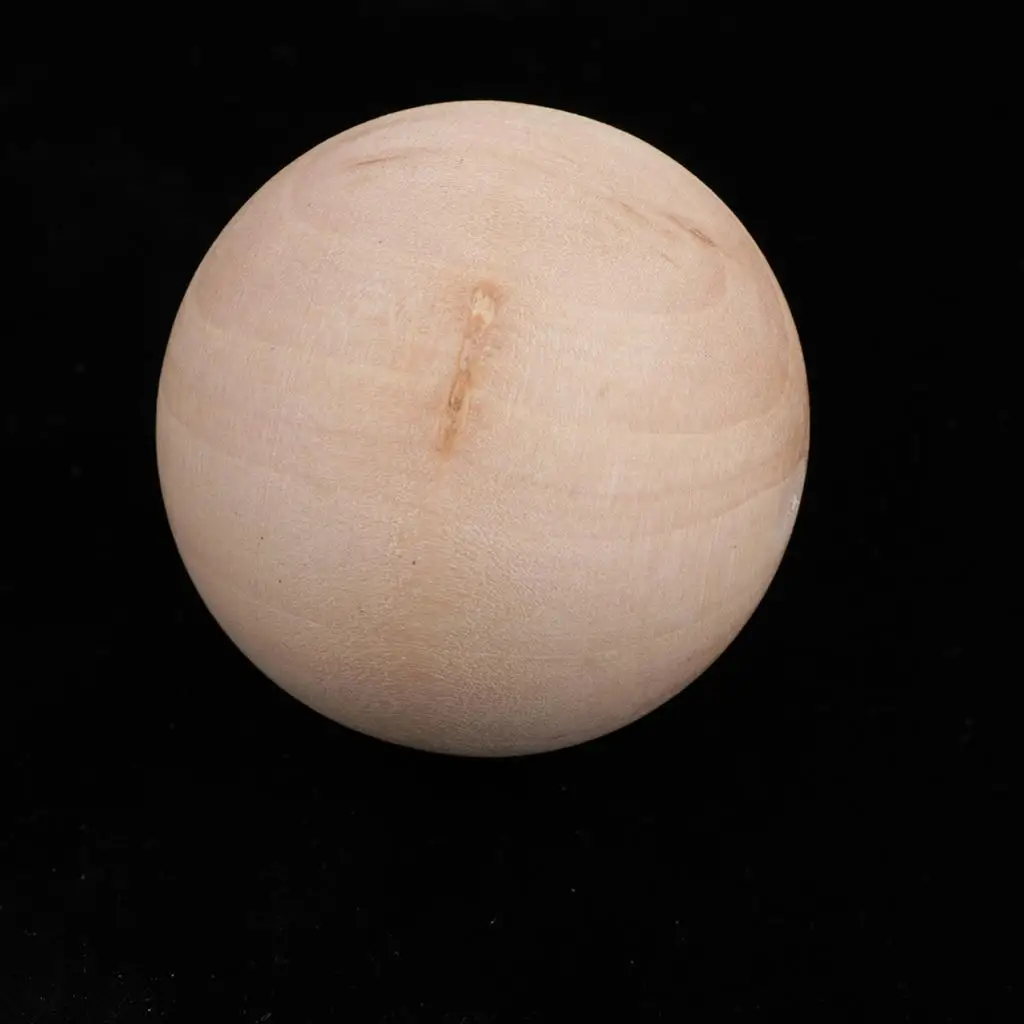 

craft Balls - Unfinished Natural Wooden Ball /2 inch, Pack of 5