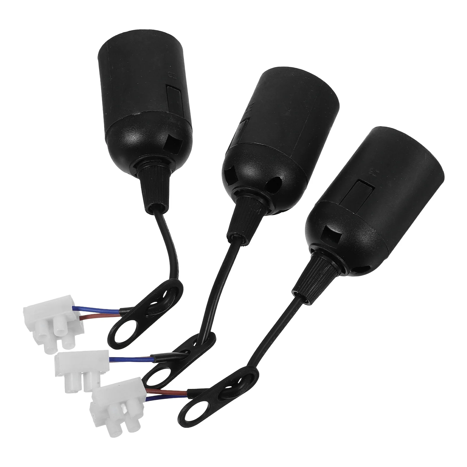 3 шт. держатель лампы аксессуары основания светильники для люстр с шнуром E27