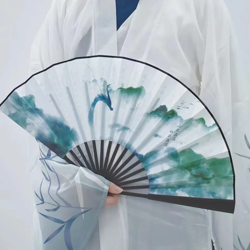 Веер Складной для путешествий на открытом воздухе 9 хвостов 12 96 дюймов