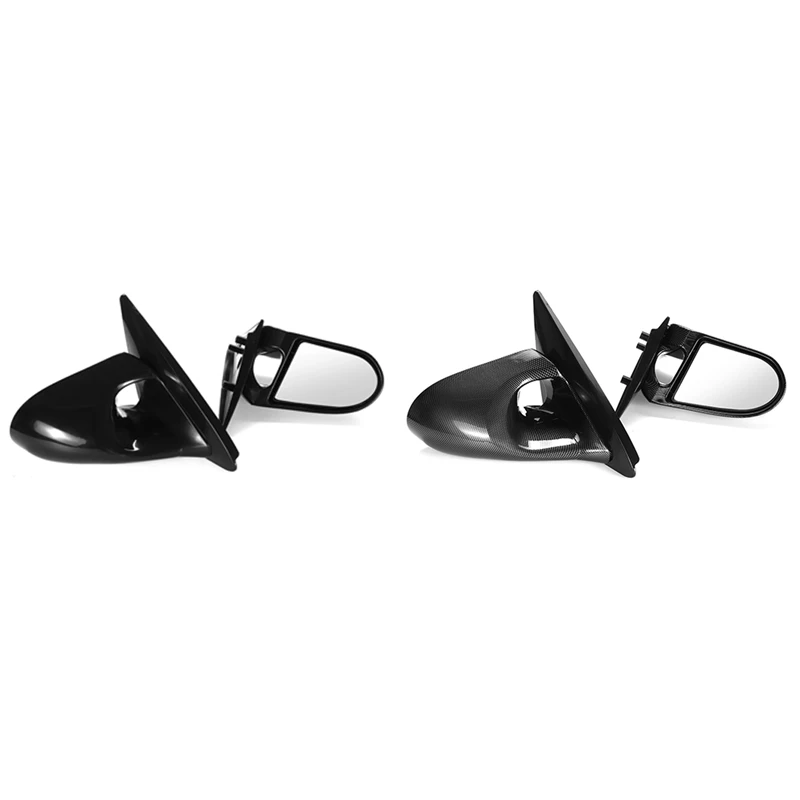 

2X Car Side Door Mirror Rearview Mirror Assembly For Honda Civic EG 2Dr 1992-1995 B
