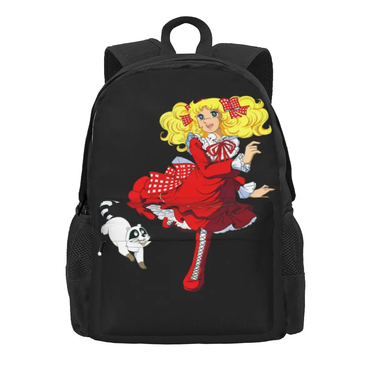 

Женский яркий рюкзак, японские аниме забавные большие рюкзаки, стильные школьные сумки из полиэстера, походный дизайнерский рюкзак