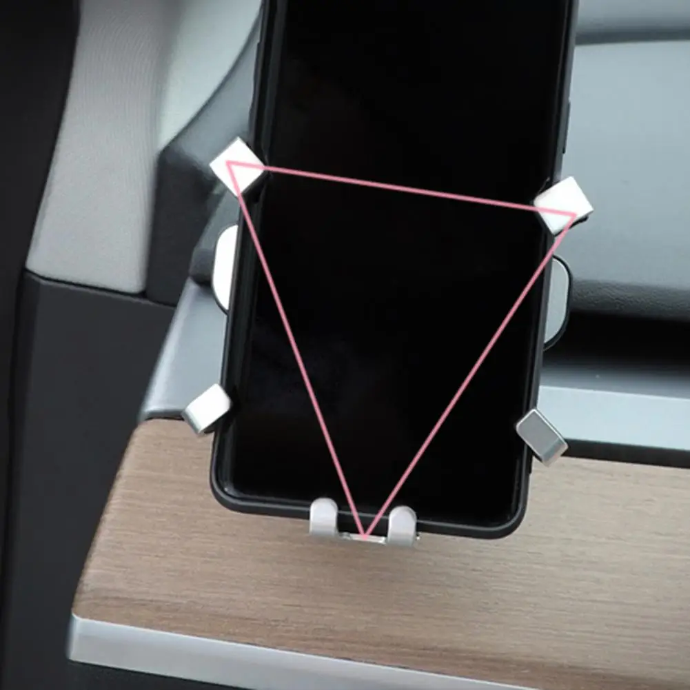 

Car Mount Phone Holder Stable 360 Degree Rotation ABS Left-hand Drive Phone Mount For Tesla Model 3/Y Car Interior Accessories