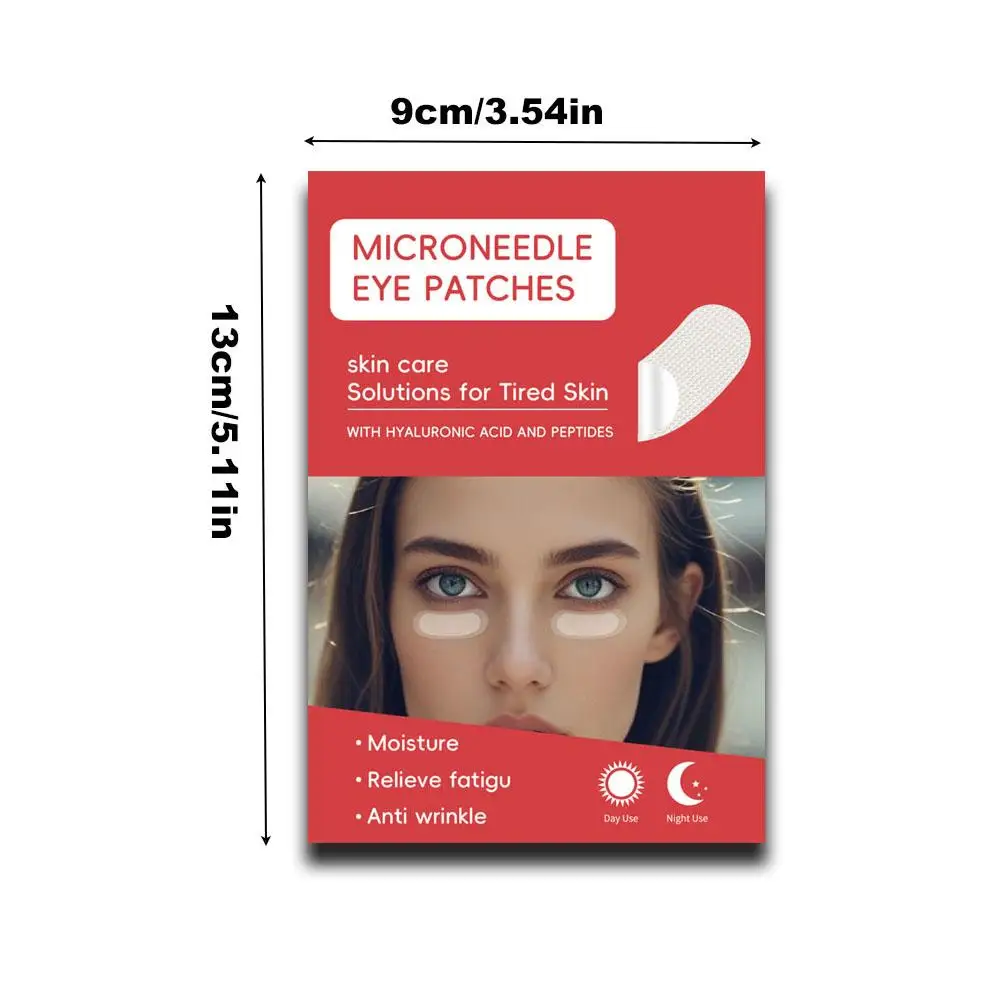 Коллагеновая микроигла для глаз гиалуроновая кислота растворимая маска с