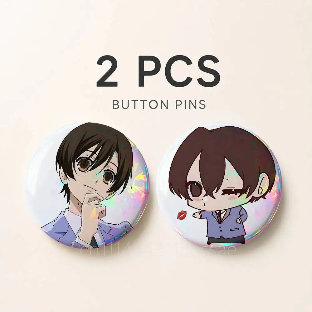 OHSHC O-Ouran High School значки 2532445875 мм с ярким принтом, подарок для друзей, значок на воротник, брошь, значок на лацкан, металлический. (art.: 3920dd07cd899) - 3920dd07cd899