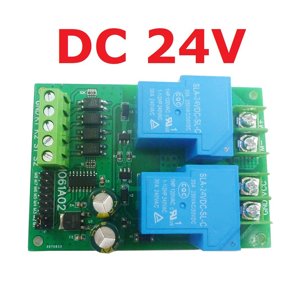 

Релейная плата управления двигателем Gaqqee motor forward and reverse controller relay board