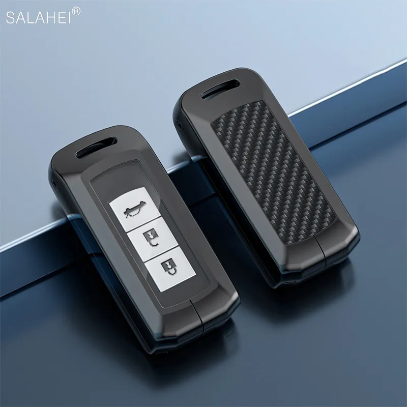 

Car Key Cover Case Shell Keychain For Mitsubishi L200 ASX Outlander Eclipse Cross Pajero Sport Lancer Xpander Triton Accessories