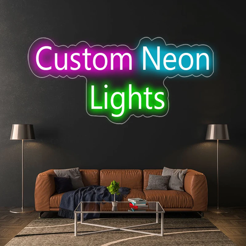 Декоративсветодиодный неоновая светодиодная вывеска на заказ день рождения для