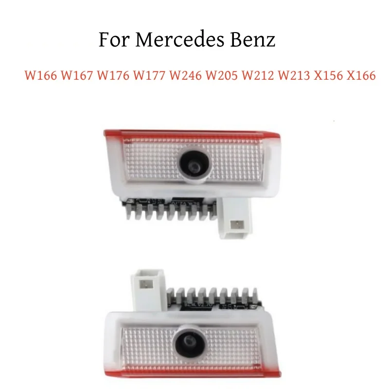 

Светодиодные приветственные фонари для дверей автомобиля, аксессуары для Mercedes Benz GLA GLB GLE GLC A C E Class W166 W167 W177 W205 W212 W213 X253 X156