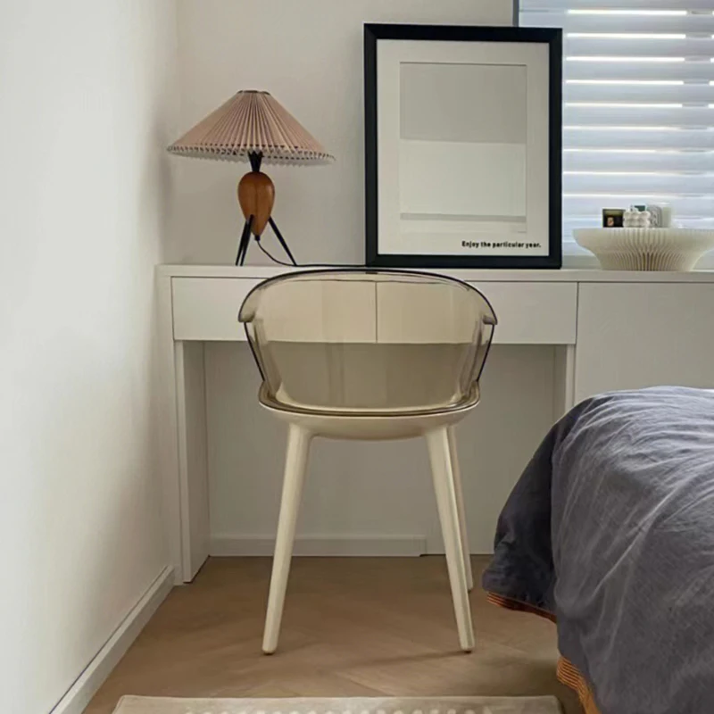 Мобильный стул Symbian скандинавский акриловый прозрачный отель ресторан домашняя