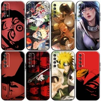japan naruto anime phone case for huawei honor 10 v10 10i 20 v20 20i 10 20 lite 30s 30 lite pro black soft liquid silicon