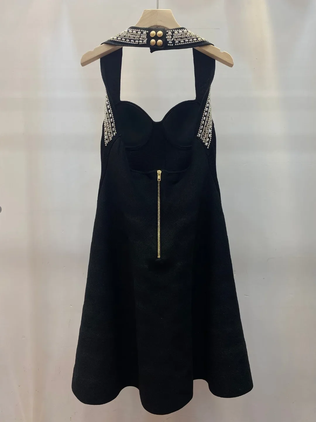 

New High end Luxury Dresses For Women Hanging Neck Diamond Fashion Sexy Women's Dress SC0300