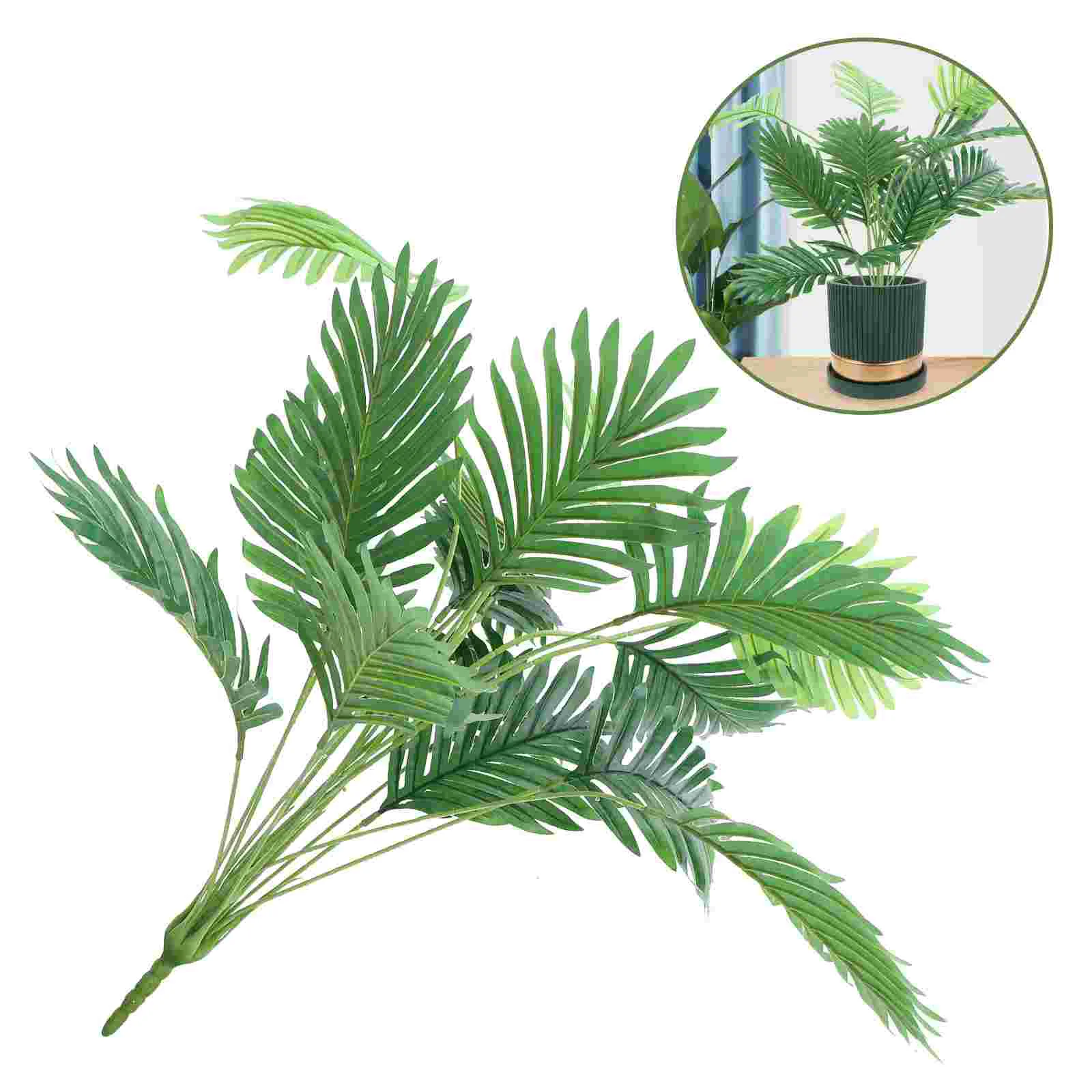 

Artificial Home Leaf Plants Indoor Layout Decor Leaves Faux Decoration Simulation Bonsai Simulated Adornment