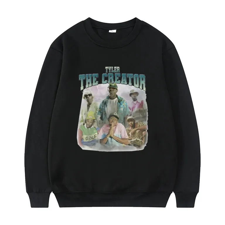 

Свитшот мужской хлопковый в стиле хип-хоп, с принтом Тайлера