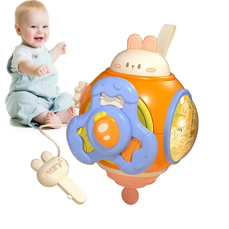 

Многофункциональная Шестигранная игрушка, интерактивная обучающая игрушка с ремешком, сенсорные детские игрушки, координация рук и глаз, обучающая игрушка