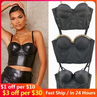 mesh push up bralet womens corset bustier bra night club party cropped top vest plus size crop tops women 2021
