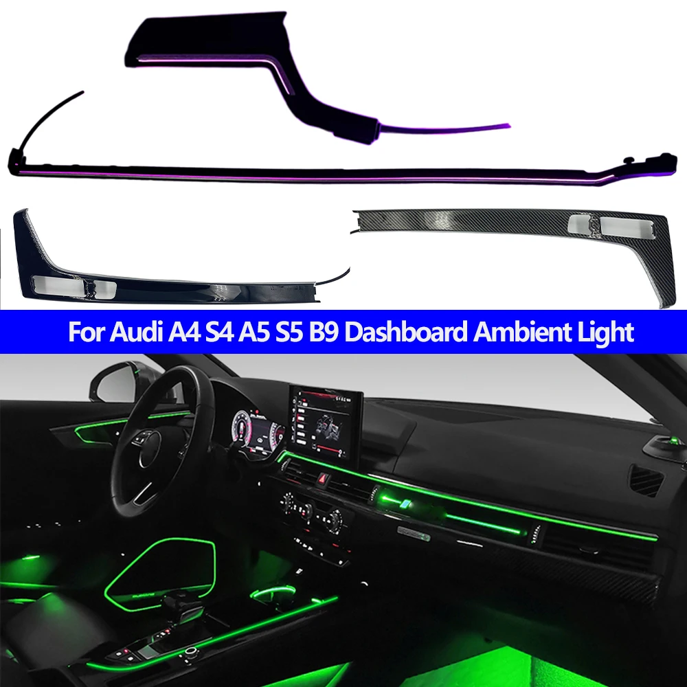 

32 цвета для Audi A4 S4 A5 S5 B9, приборная панель С ВНЕШНЕЙ ПОДСВЕТКОЙ