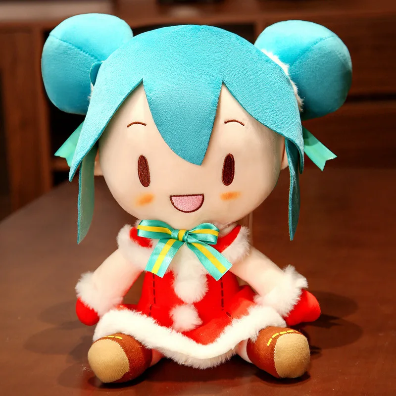 

25cm Anime Miku Plush Dolls World Plan Miku Fufu Kawaii Anime Figurine Plush Cute Toy Room Decor For Kids Birthday Gift
